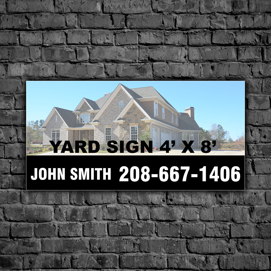 4' x 8' Yard Sign
