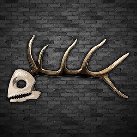 Reel Fish Bone Sticker