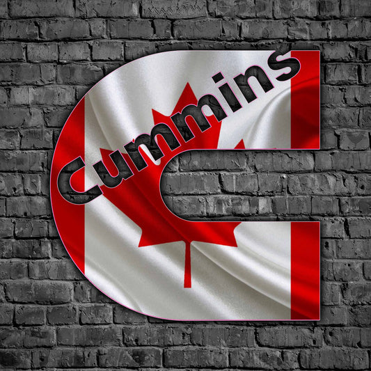Cummins Flag Decal