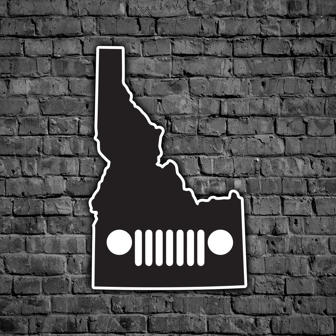 Idaho Jeep Decal