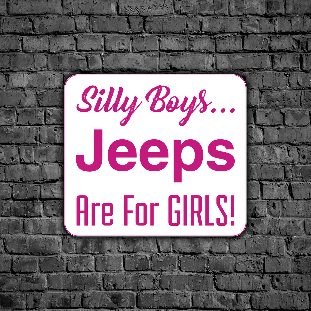 Jeep Are For Girls Decal