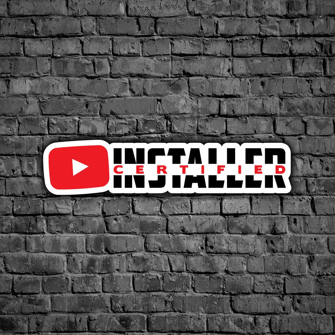 YouTube Certified Installer Decal