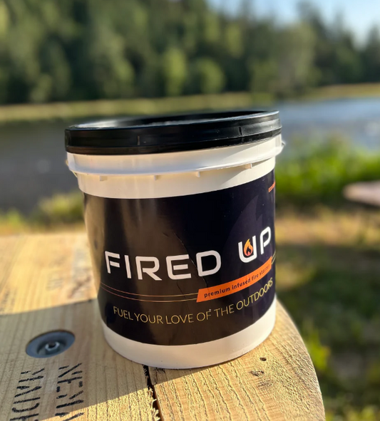 2 Gallon Fired Up Fire Starter Bucket with Scoop (25 fires)