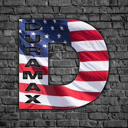 Duramax Flag Decal